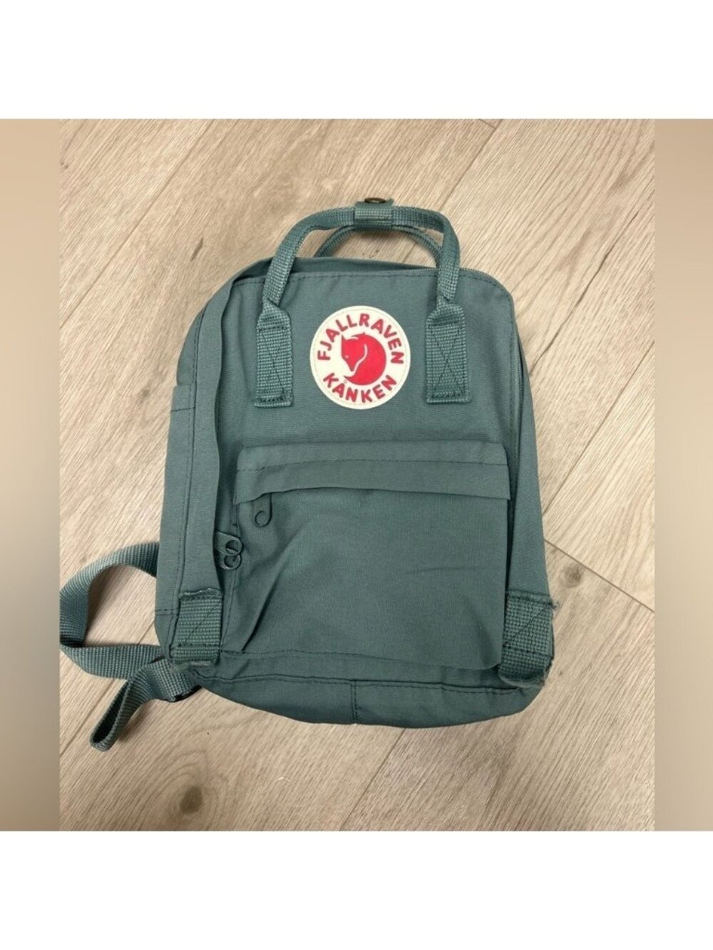 Fjällräven Kånken Mini Daypack Frost Green Excellent Condition